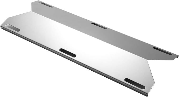 BBQ Heat Shields for Jenn-air Grill Parts 720-0061-LP, 720-0336, 730-0336, 730-0336, 7300163 Heat Plate Flame Tamer Replacement for Nexgrill Glen Canyon 17 3/4 inch Stainless Set of 3 KS745