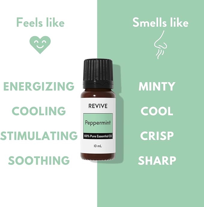 Peppermint Essential Oil 2 Pack by Revive Essential Oils - 100% Pure Therapeutic Grade, for Diffuser, Humidifier, Massage, Aromatherapy, Skin & Hair Care