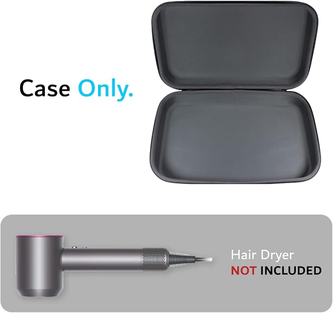 TUDIA EVA Travel Hard Storage Case for Mini Travel Size Hair Dryer/Hair Curler/Hot Air Brush Compatible with DYS0N, CONFU, INFINITI PRO, AINA, Conair, AINA, REVLON, Wavytalk, SHRATE and BaBylissPRO
