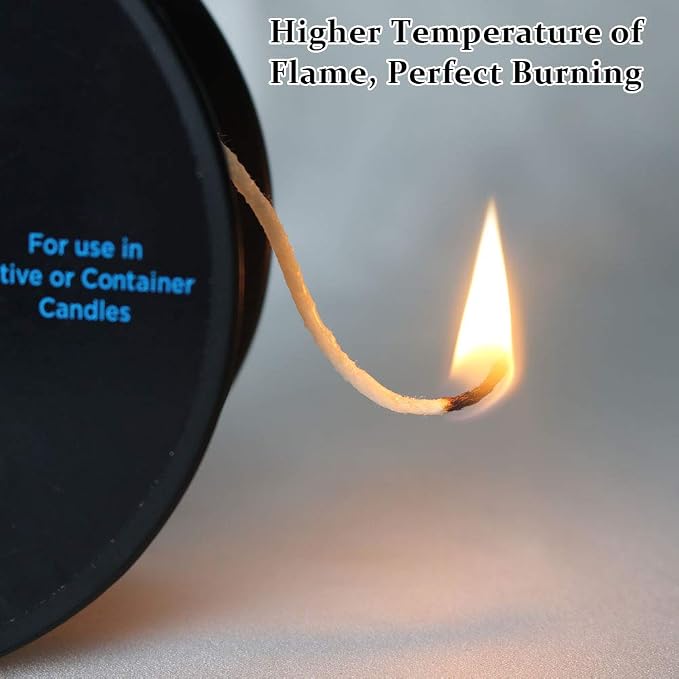 EricX Light Zinc Core Candle Wick 225ft Spool Specialize for Votive or Container Candle Making,Large