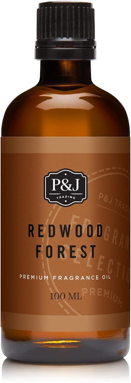 P&J Trading Fragrance | Redwood Forest Oil 100ml - Candle Scents for Candle Making, Freshie, Soap Making Supplies, Diffuser Oil Scents