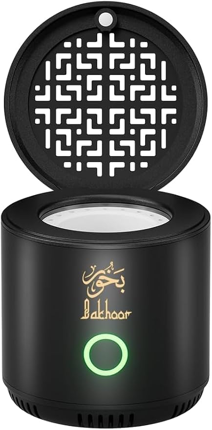 Portable Mini Incense Burner Bakhoor Rechargeable USB Aroma Diffuser Electric Arabic Incense Holder Muslim Home Decoration
