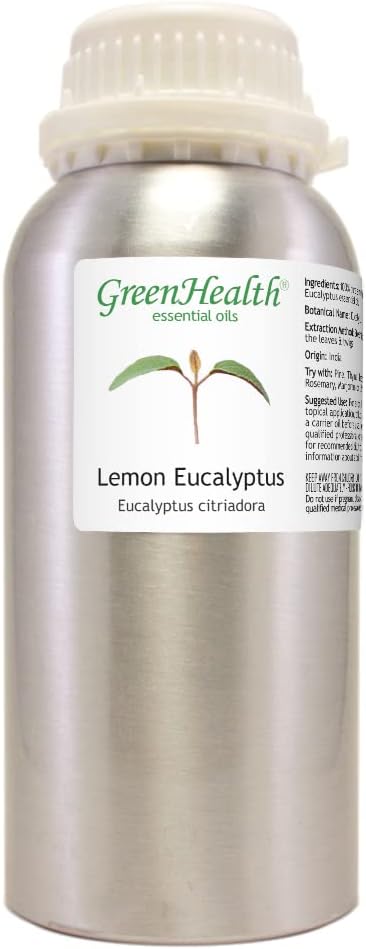 GreenHealth Lemon Eucalyptus Essential Oil - 16 fl oz - Aluminum Bottle