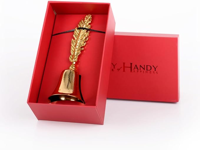 Candle Snuffer Accessory - Brass Design - Safely Extinguish Candle Flames - Home Decor and Gift for Candle Lover (Feather)