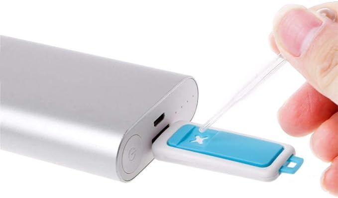 Portable Mini Essential Oil Diffuser Aroma USB Aromatherapy Humidifier Kit (Light Blue)