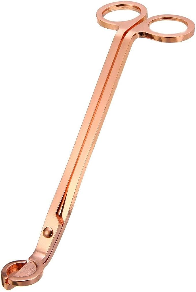 Sinen Candle Wick Trimmer,Wick Clipper Cutter Scissor -Rose Gold