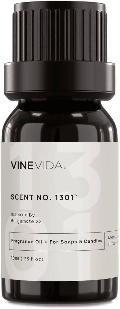 VINEVIDA [0.33oz] Scent No.1301 Fragrance Oil for Candle & Soap Making - Made in USA Natural Candle Fragrance