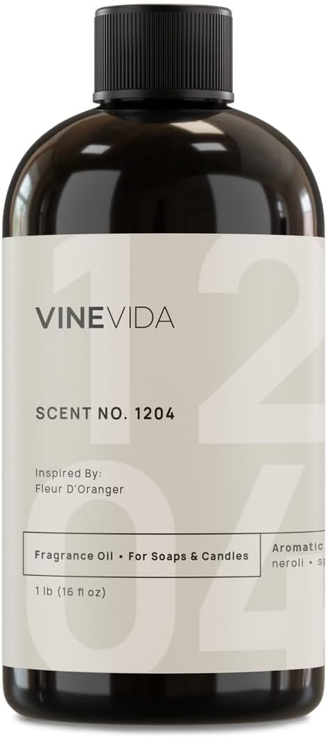 VINEVIDA [16oz] Scent No.1204 Fragrance Oil for Candle Making and Soap Making - Premium Candle Scents for Soy Candles