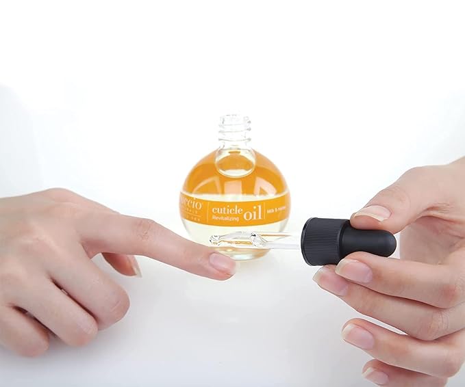 Cuccio Naturale Milk & Honey Revitalizing Cuticle Oil, Lightweight Fast-Absorbing Hydrating Nail & Cuticle Conditioner, Cold-Pressed Oils + Vitamin E, 2.30 Fl Oz