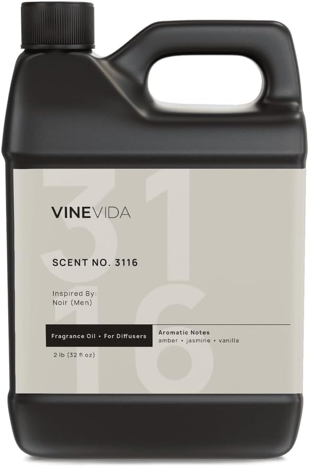 VINEVIDA [32 Oz] Inspired by: Noir (Men); Diffuser Oil Refill | Premium Scent Diffuser Oil for Home | Non-Toxic Fragrance
