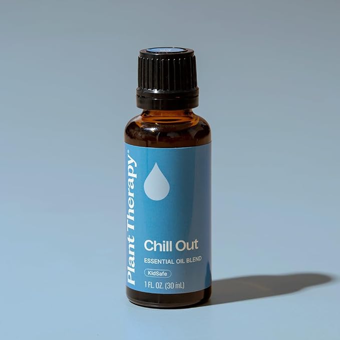 Plant Therapy Chill Out Essential Oil Blend for Stress & Calming Relief 100% Pure, Undiluted, Natural Aromatherapy, Therapeutic Grade 30 mL (1 oz)