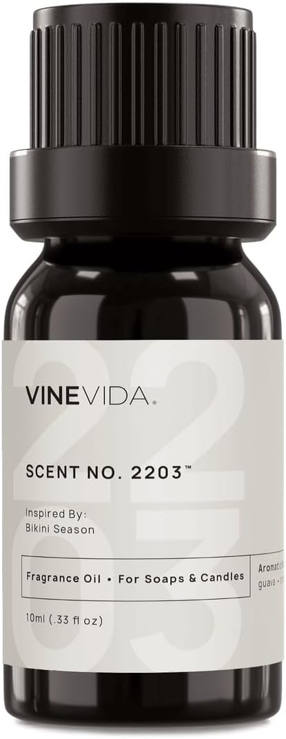 VINEVIDA [0.33oz] Scent No.2203 Fragrance Oil for Candle Making - Made in USA Scents for Candle Making - Scents for Soap Making