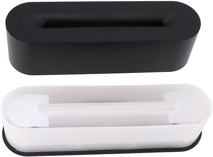 USB Portable Easy Flame Diffuser Humidifier with 7 Colors, Improve Air Quality for Room, Office, Bedroom (Black)