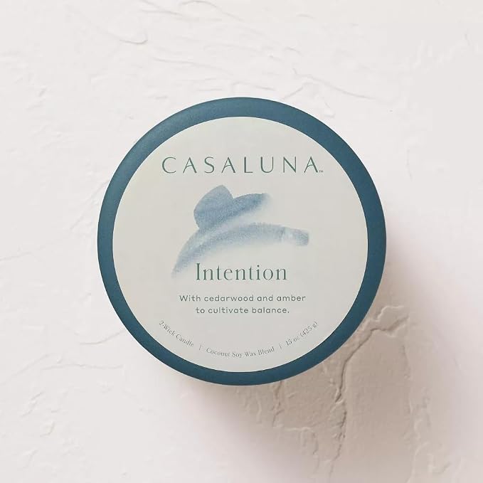 Casalunas 2 Wick Lidded Jar Candle (15oz, Intensions)