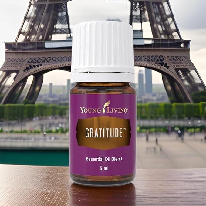 Young Living Gratitude Essential Oil Blend 5ml | Refreshing & Soothing Aroma | Ideal for Aromatherapy, Relaxation, Meditation, & Personal Care | Vegan, Gluten-Free, & Kosher Certified