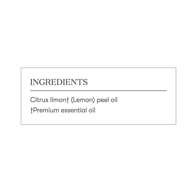 Young Living Lemon Essential Oil | 15 ml | Premium Citrus Oil for Skin Care, Aromatherapy Diffusion & Household Use | Fresh, Zesty Citrus Scent for Authentic Fragrance