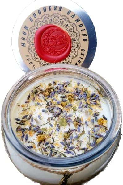Stress Relief Candle - Aromatherapy Candle - Lavender Infused - STRESS BE GONE Intention Candle - Reduce Stress- Relaxation Candle