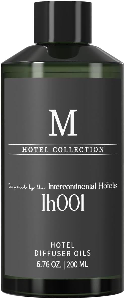 Hotel Diffuser Oil Ih001 Inspired by The Intercontinenta,6.76 Fl Oz (200ml), Home Luxury Aroma & Hotel Fragrance Diffuser Oil for Aromatherapy Bigger Bottle, Bolder Aroma & Longer Lasting