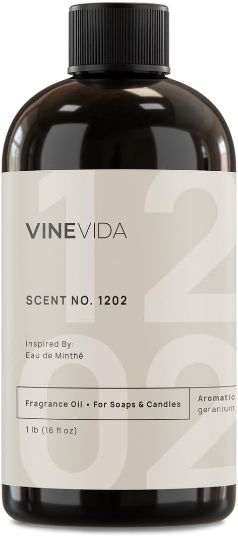VINEVIDA [16oz] Scent No.1202 Fragrance Oil for Candle Making and Soap Making - Premium Candle Scents for Soy Candles