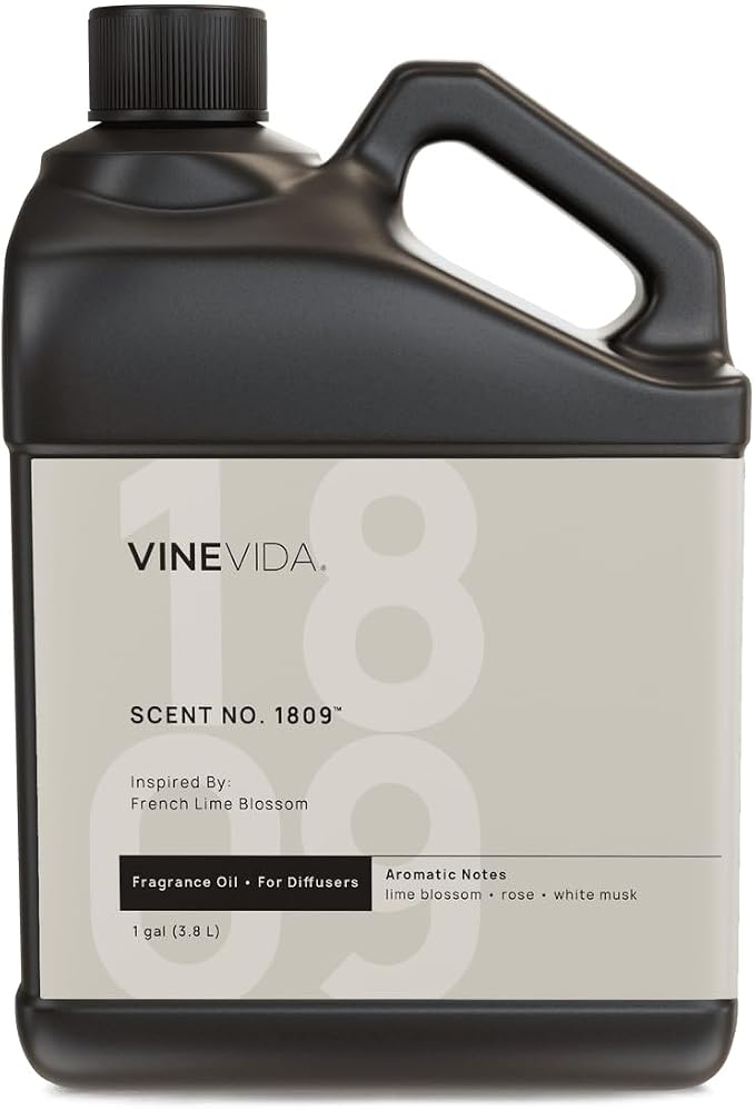 VINEVIDA [128 Oz] Inspired by: French Lime Blossom; Diffuser Oil Refill | Premium Scent Diffuser Oil for Home | Non-Toxic Fragrance