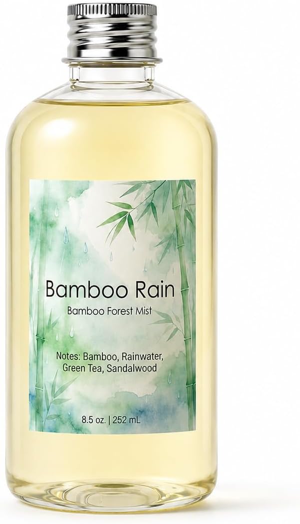 Bamboo Diffuser Oil Refill 8.5 Fl Oz, Luxury Hotel Collection Scent Inspired by Westin, Natural Fragrance Oil for Ultrasonic Diffuser, Room Spray, Air Freshener & HVAC in Home Office (Bamboo)