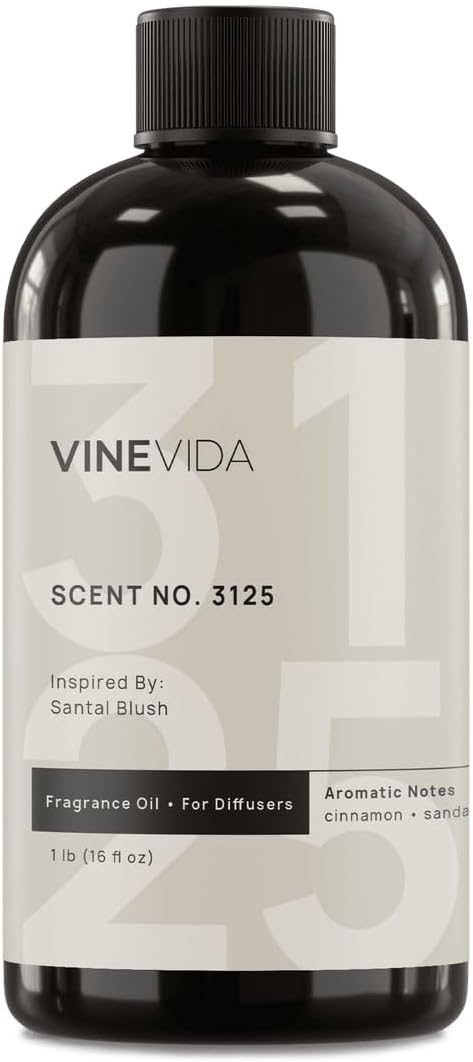VINEVIDA [16 Oz] Inspired by: Santal Blush; Diffuser Oil Refill | Premium Scent Diffuser Oil for Home | Non-Toxic Fragrance