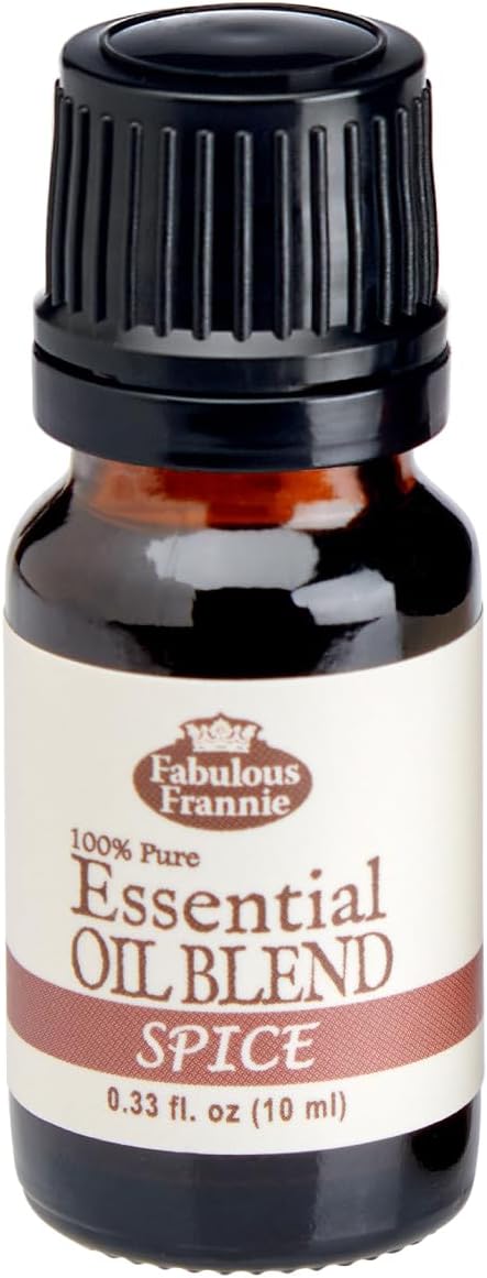 Fabulous Frannie Spice Essential Oil Blend 100% Pure, Undiluted Essential Oil Blend of Clove, Sweet Orange and Cinnamon Essential Oils 10ml (Pack of 1)