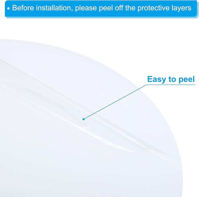 PATIKIL Lampshade Diffuser, 10" Diameter Round Diffuser for Drum Lampshades Pendants Light, DIY Light Shield, Frosted White