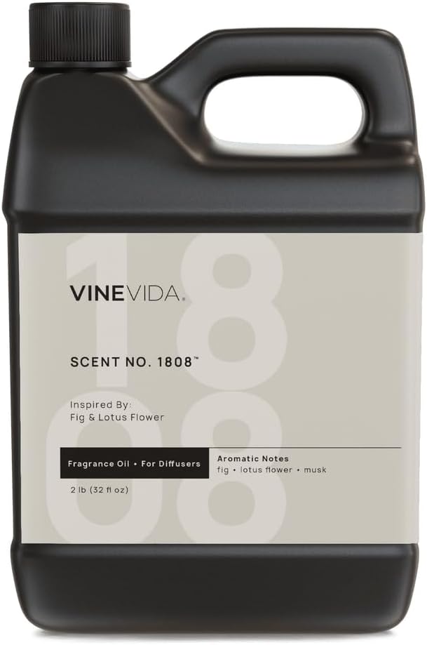 VINEVIDA [32 Oz] Inspired by: Fig & Lotus Flower; Diffuser Oil Refill | Premium Scent Diffuser Oil for Home | Non-Toxic Fragrance