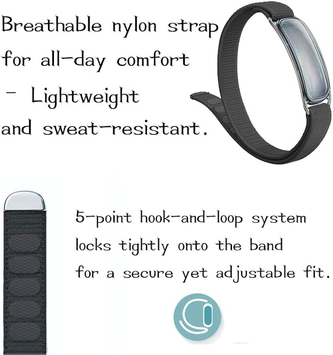 Essential Oil Diffuser Bracelet, Portable Aromatherapy Locket with Adjustable Velcro Strap for Men & Women, 20 White Refill Pads, Wellness Relaxation Gift (Blue)