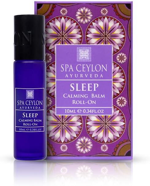 SPA CEYLON Sleep Calming Balm Roll On | Natural Sleep Aid with Soothing Scent | Quick-Acting Bedtime Relief | Travel-Friendly for All Skin Types