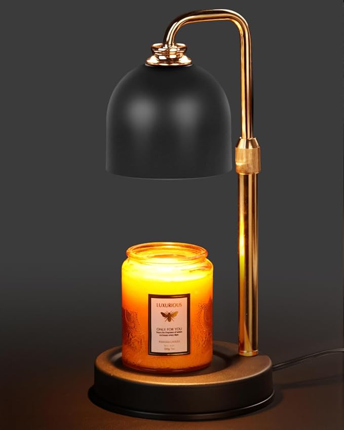 Candle Warmer Lamp with Timer & Dimmable Brightness, House Warming Gifts New Home, Candle Warming Lamp Gifts for Mothers Day, Birthday Gifts for Women Mom, Flameless Wax Melt Warmer for Jar Candles