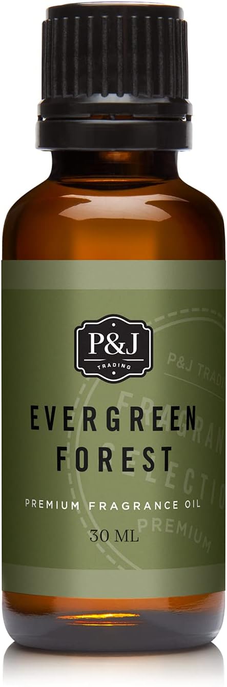 P&J Trading - Evergreen Forest Scented Oil 30ml - Fragrance Scented Oil for Candle Making, Soap Making, Diffuser Oil Scents