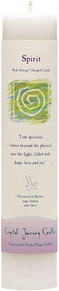 CRYSTAL JOURNEY Candle Pillar Spirit, 1 EA