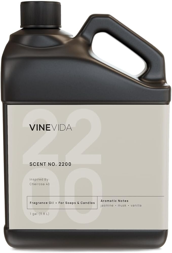 VINEVIDA [128oz] Scent No.2200 Fragrance Oil for Candle & Soap Making - Made in USA Natural Candle Scents