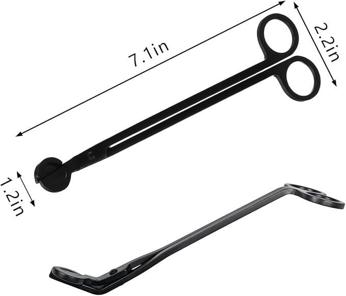 Candle Snuffer, Candle Snuffers Wick Snuffer Candle Accessory (Black)