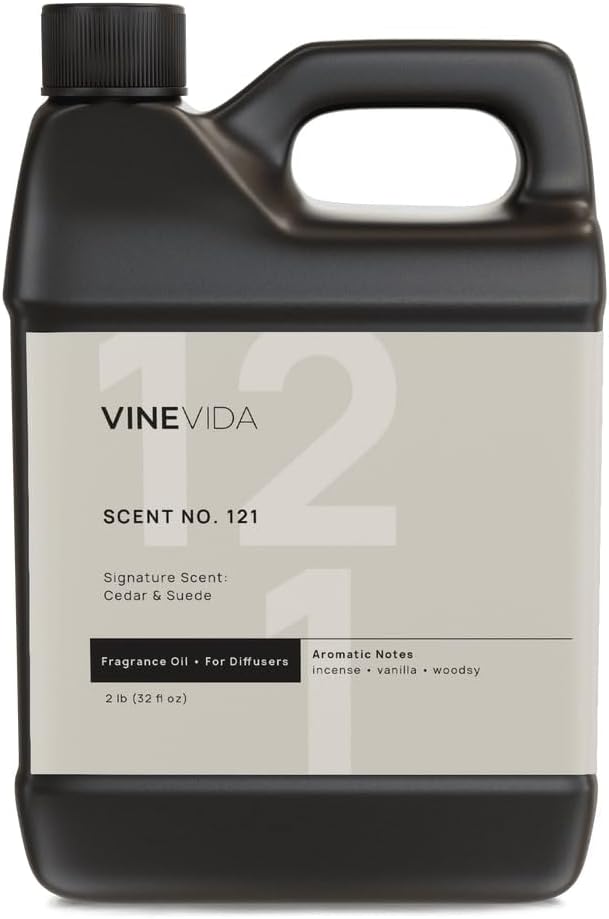 VINEVIDA [32 Oz] Inspired by: Cedar & Suede; Diffuser Oil Refill | Premium Scent Diffuser Oil for Home | Non-Toxic Fragrance