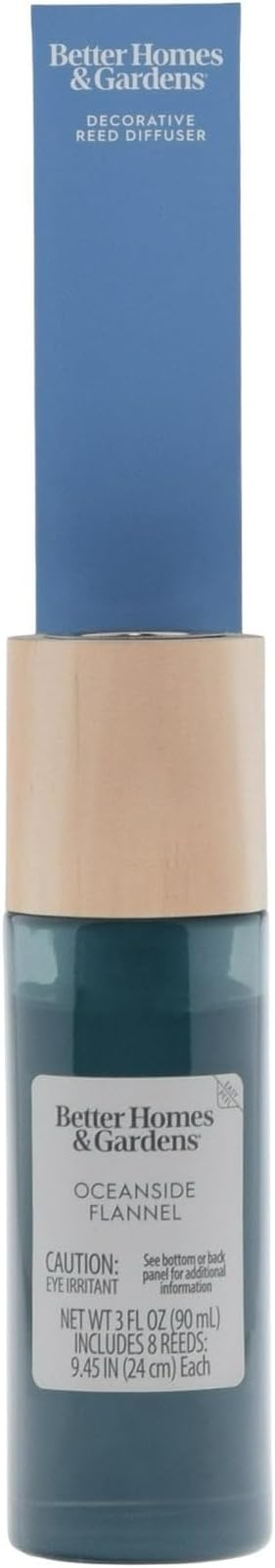Scented Re ed Diffuser 3 Fl Oz (90 ml) W/ 8 Synthetic Sticks (Oceannside Flannel)