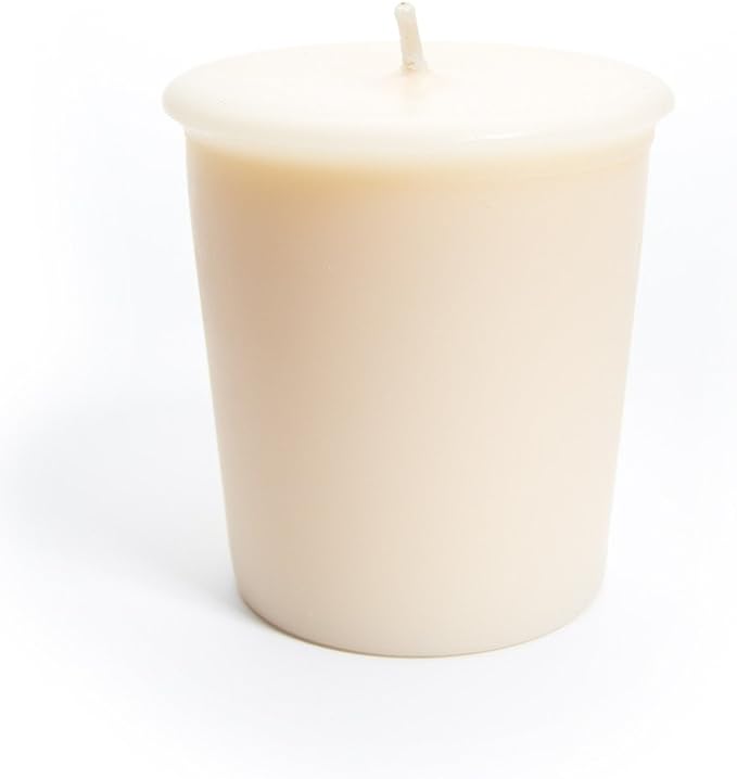 Hawaiian Sunrise Soy Votive Candles - Scented with Natural Fragrance Oils - 6 Orange Natural Votive Candle Refills - Fresh & Clean Collection