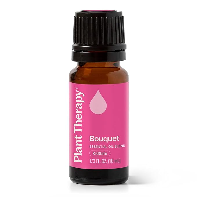 Plant Therapy Bouquet Essential Oil Blend 10 mL (1/3 oz) 100% Pure, Undiluted, for Essential Oil Diffuser or DIY Perfume