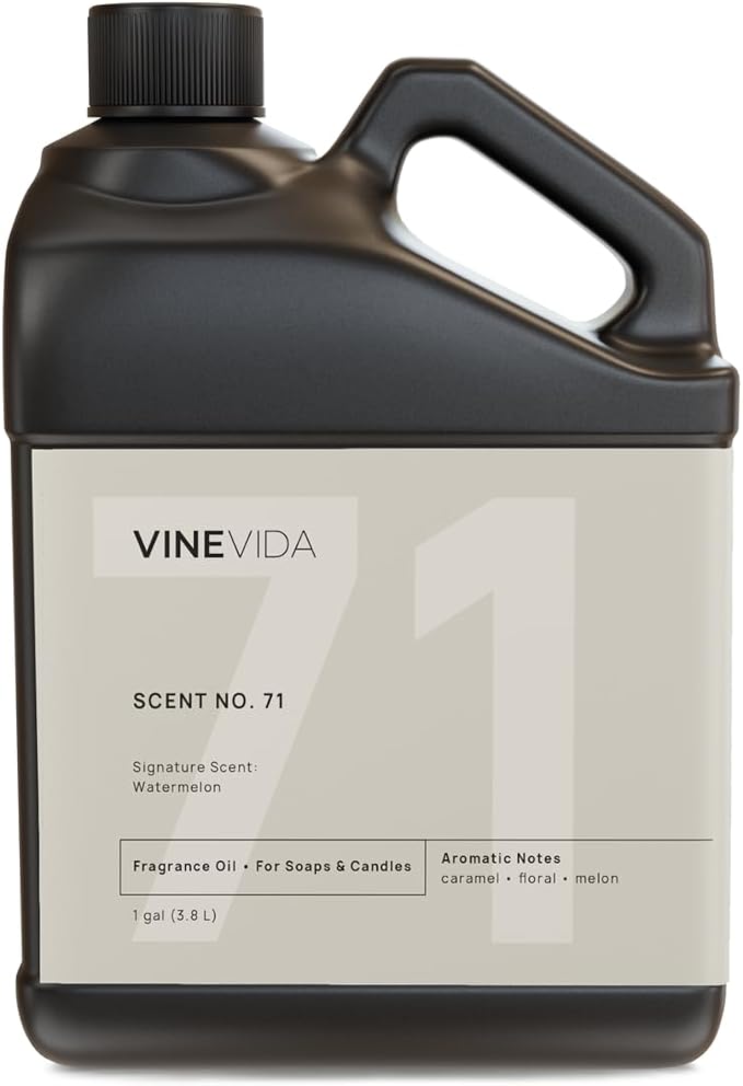 VINEVIDA [128oz] Watermelon Fragrance Oil for Candle Making - Made in USA Scents for Soap Making - Natural Candle Fragrance Oil