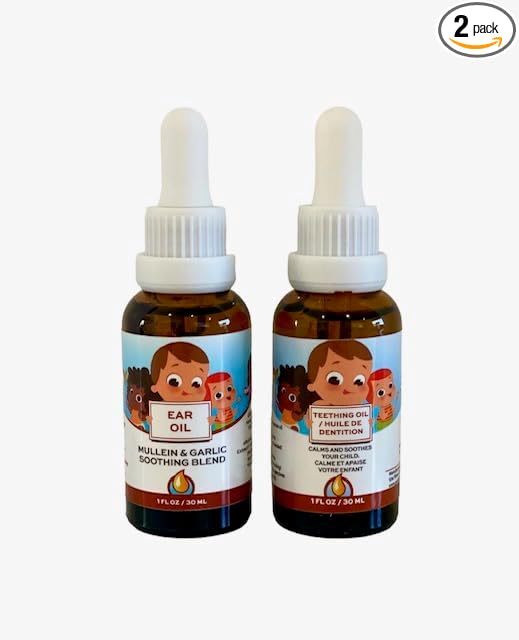 Punkin Butt Teething Oil and Ear Oil for Sore Gum and Ear Canal Relief | All Natural, Organic, Safe for Infants, Chemical-Free