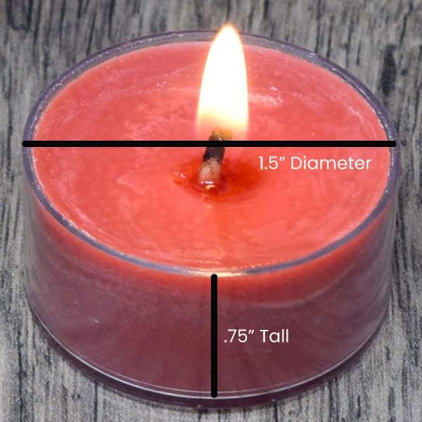 Lemon Verbena Scented - Soy Tealight Candles, 12 Pack - Highly Scented - Handmade in The USA - Candeo Candle - Summer Scents