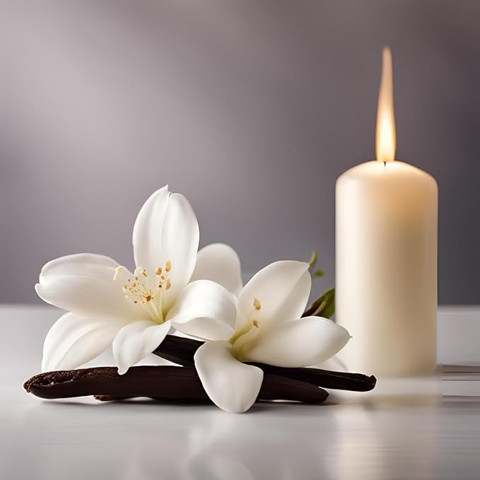 1OAK Vanilla Bean Candle - Vanilla Candles for Home - Soy Wax Scented Candles - Hand-Poured (7oz.)