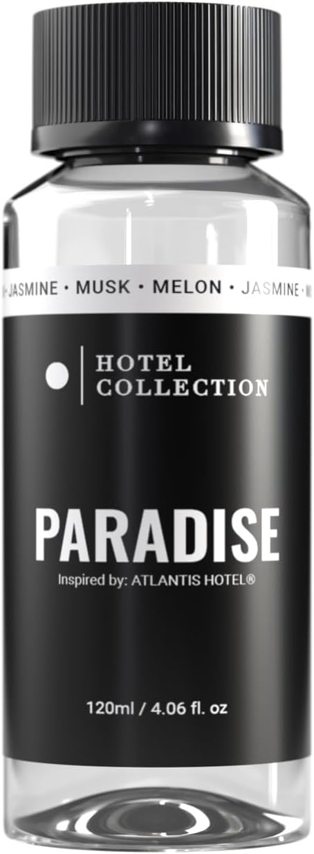 Hotel Collection Diffuser Oil - Paradise - Aromatherapy Essential Fragrance Oil - Melon, Jasmine & Musk - 120ML 4.1 Fl oz
