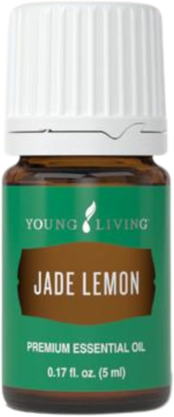 Young Living Jade Lemon Premium Essential Oil - 5ml - Citrus Flavor - Fresh, Uplifting, Purifying - Lime Aroma