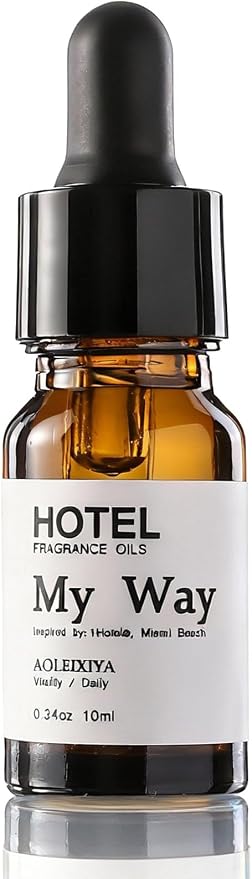 My Way Diffuser Oil Waterless Hotel Essential Oils for Diffusers for Home Inspired by The 1 Hotel Miami Scent - Premium Hotel Collection Diffuser Oil - 10 ml, 0.34 fl oz