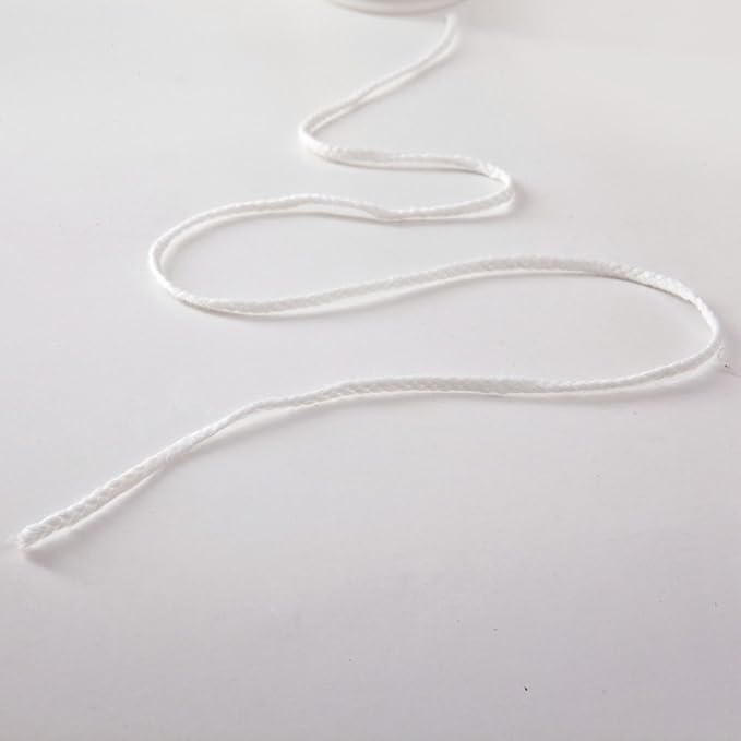 EricX Light #24PLY/FT Braided Wick: 200 Foot Spool.Candle Wicks for Candle Making,Candle DIY