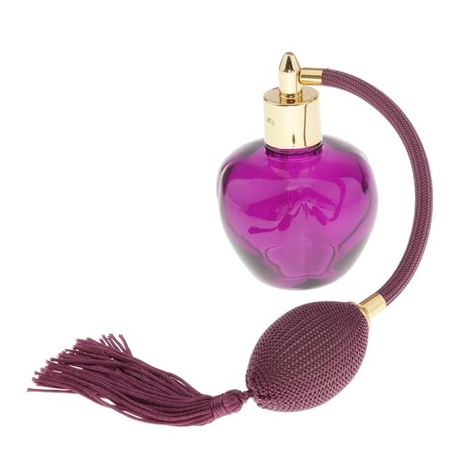 Long Bulb Perfume Bottle 100ml for Refill, 10.5x6.5cm