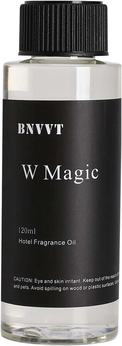 Hotel Diffuser Oil W Magic - The Iconic 5-Star Hotel Coastal Blend - Lemon Bergamot Sea Breeze - 120 mL Premium Fragrance Oil for Ultrasonic and Waterless Diffusers and Crafting
